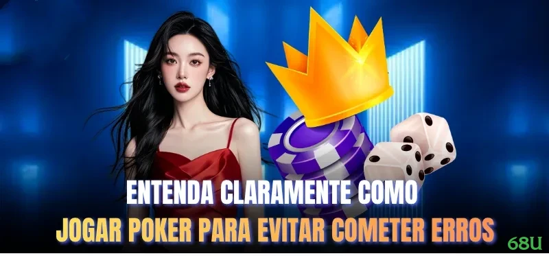 Imagem promocional do cassino online da 68u mostrando jogos ao vivo